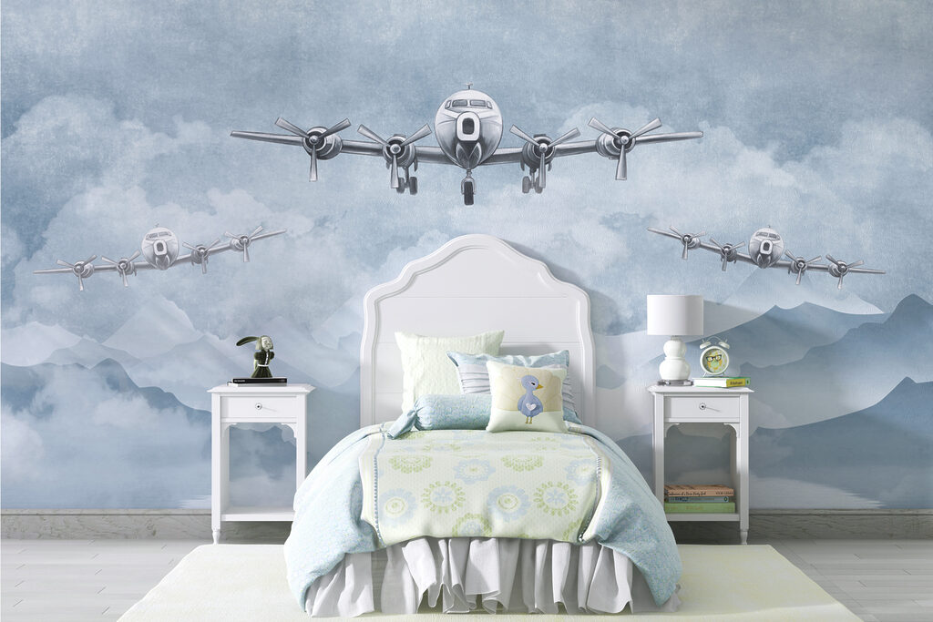Aviões sobre montanhas nevadas — interior 2