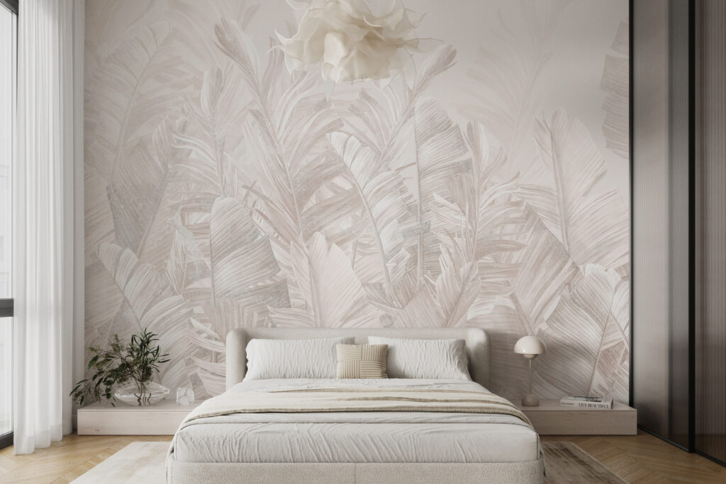 Folhas tropicais suaves — interior 3