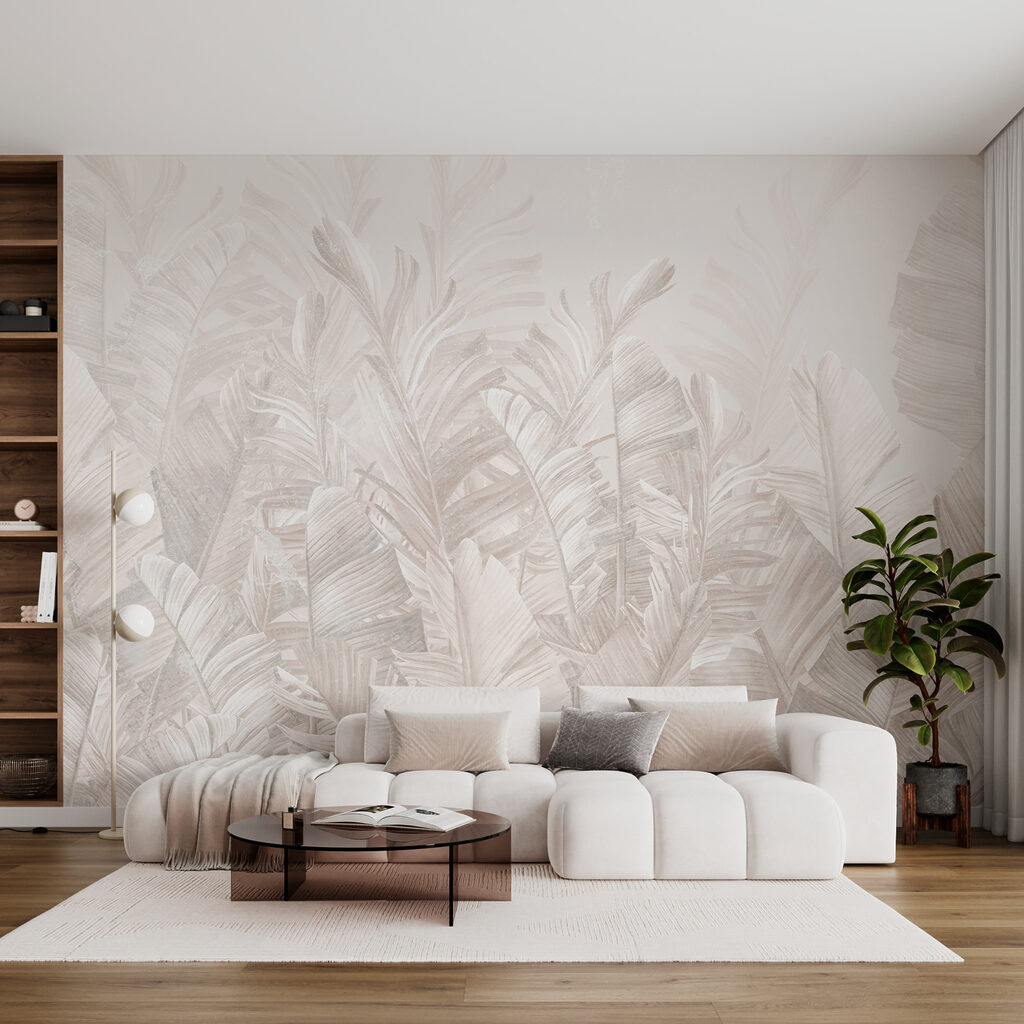 Folhas tropicais suaves — interior 2