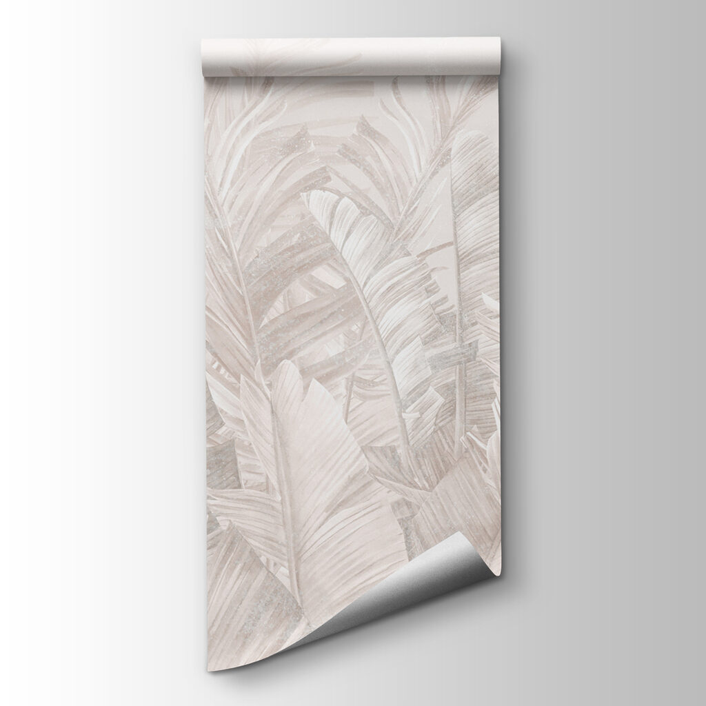 Folhas tropicais suaves — vista do produto