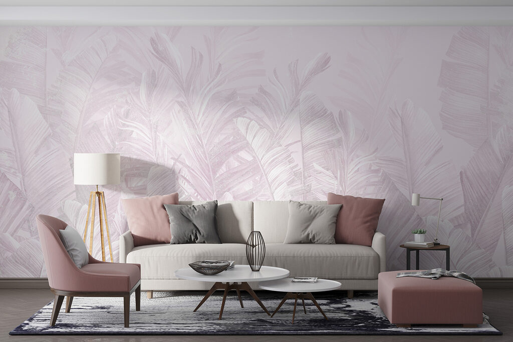 Folhas tropicais suaves — interior 3