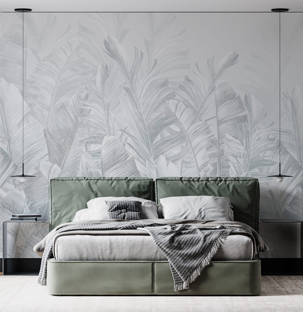Folhas tropicais suaves — interior 2