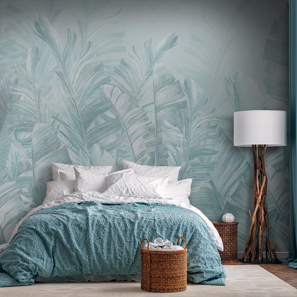 Folhas tropicais suaves — interior 2