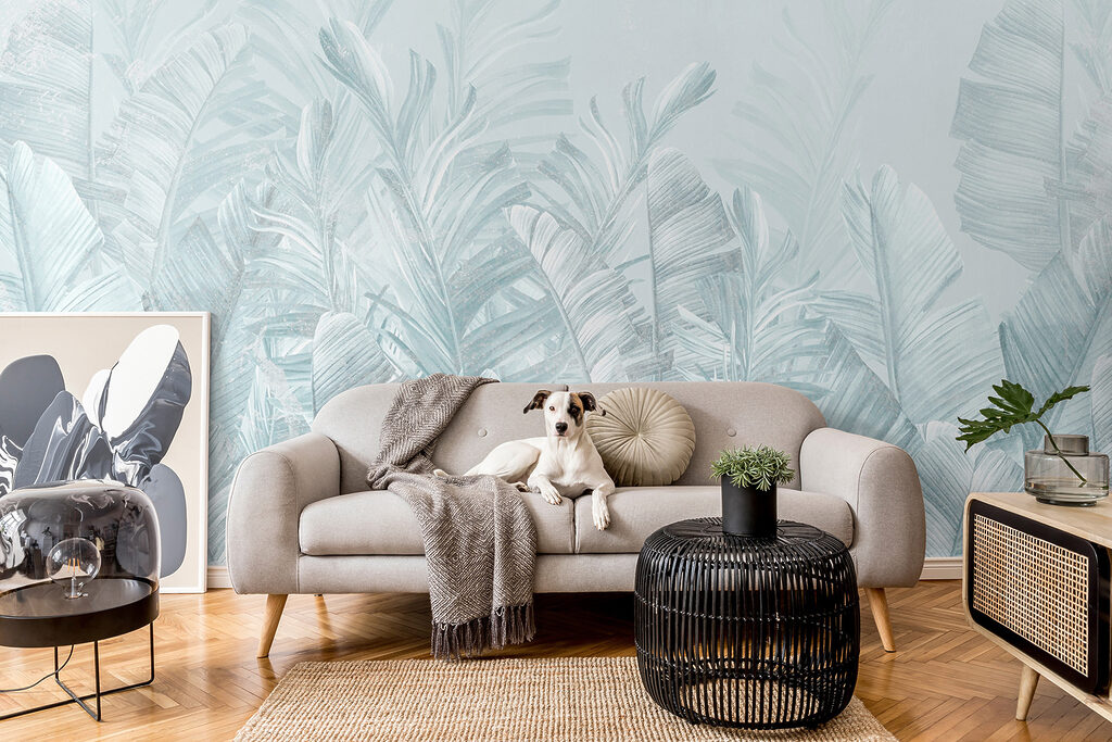 Folhas tropicais suaves — interior 5
