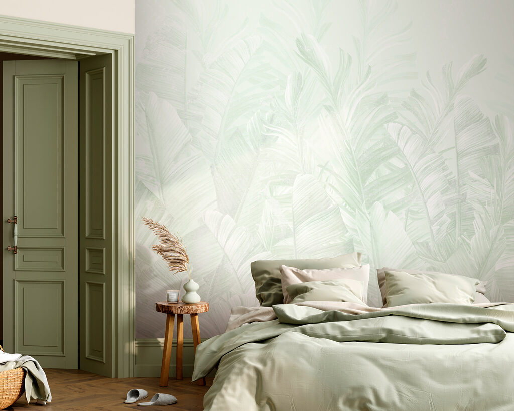 Folhas tropicais suaves — interior 2