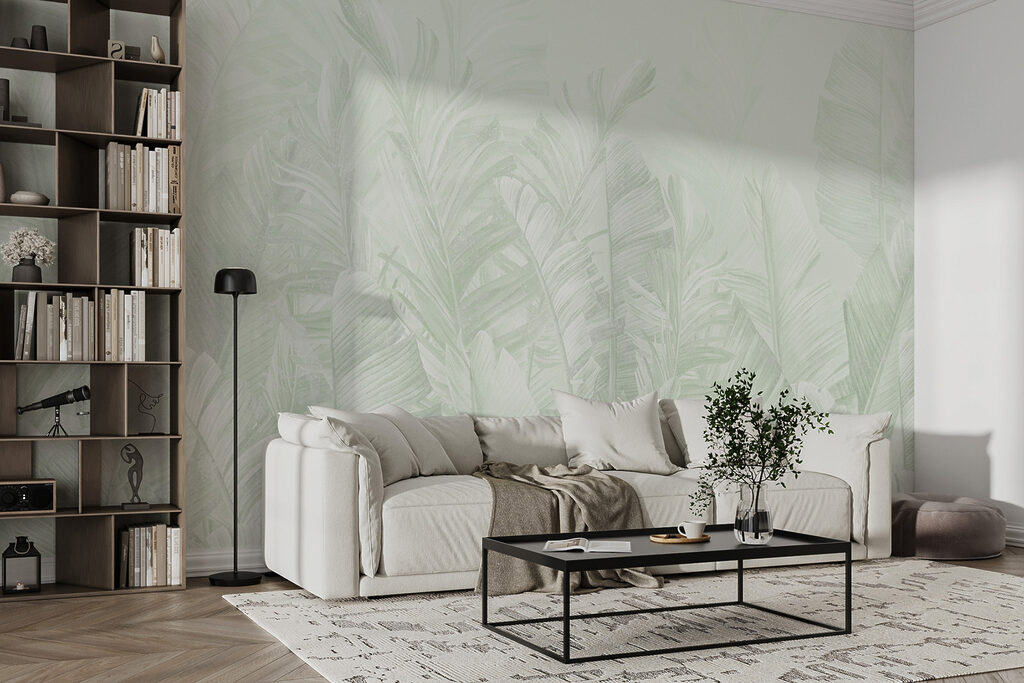 Folhas tropicais suaves — interior 4