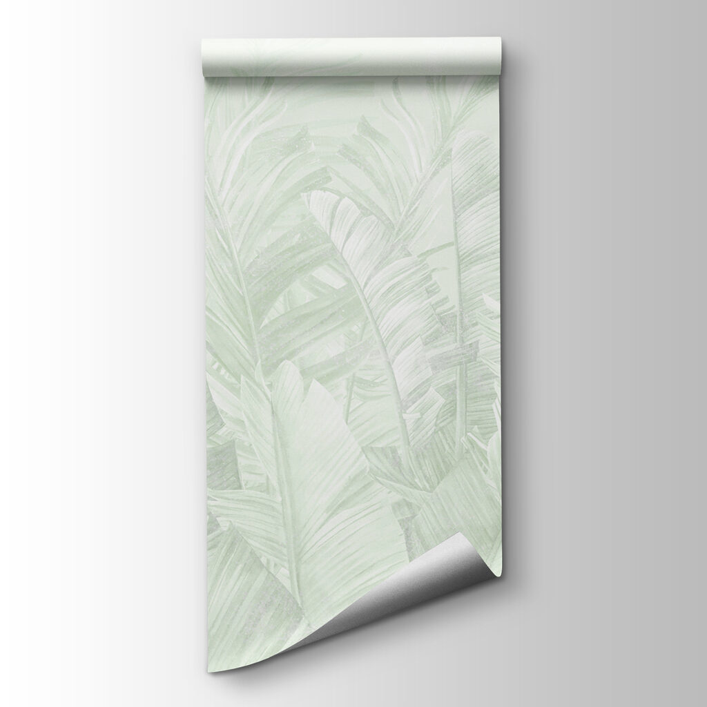 Folhas tropicais suaves — vista do produto