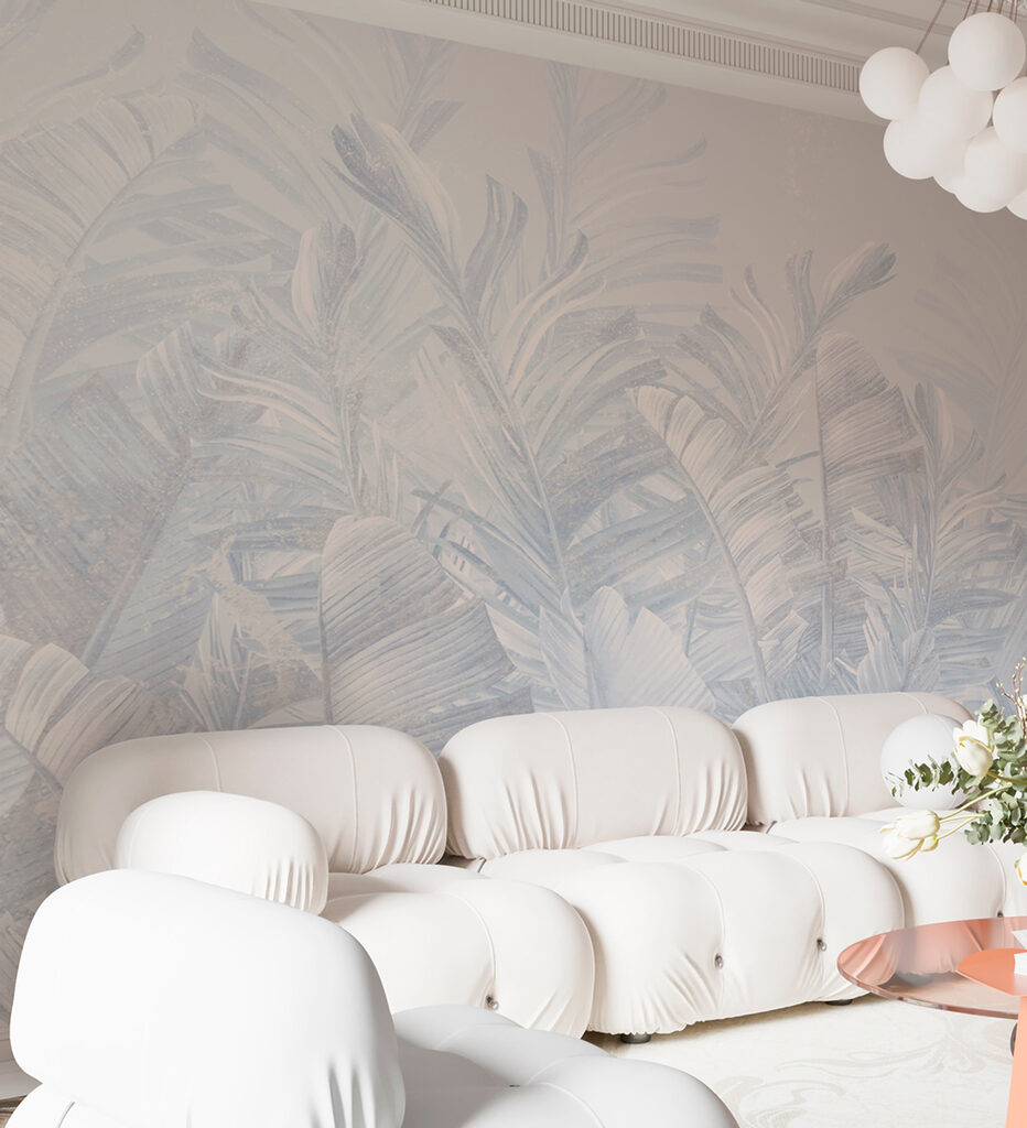 Folhas tropicais suaves — interior 2