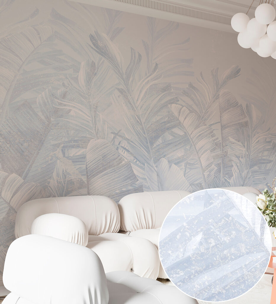 Folhas tropicais suaves — interior 3