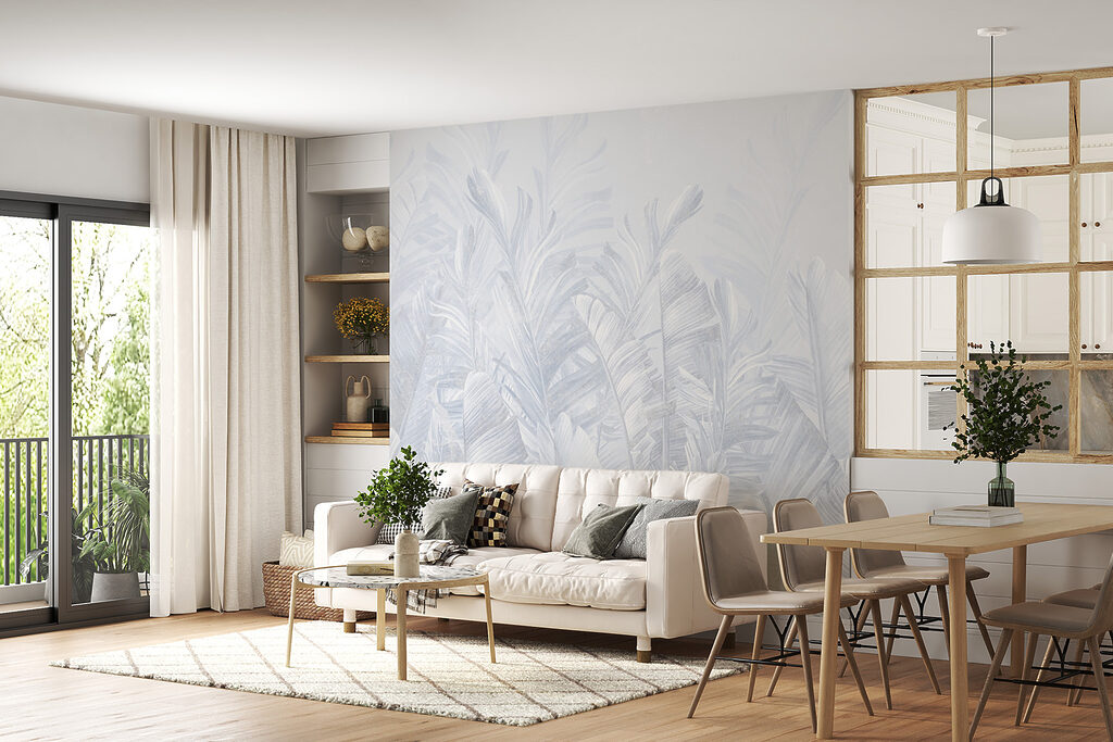 Folhas tropicais suaves — interior 4
