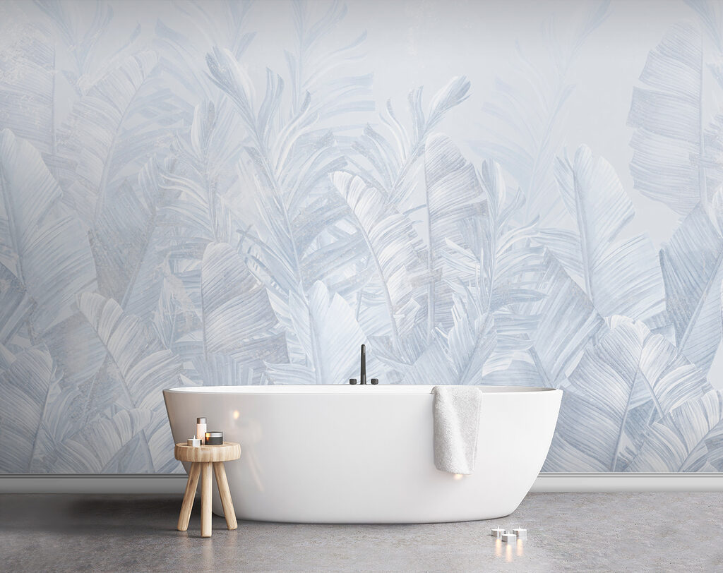 Folhas tropicais suaves — interior 1