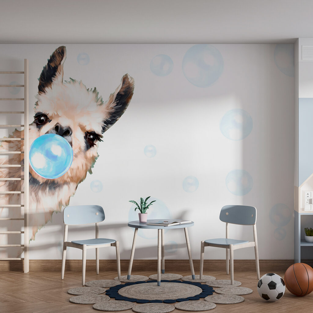 Lama com pastilha elástica — interior 1