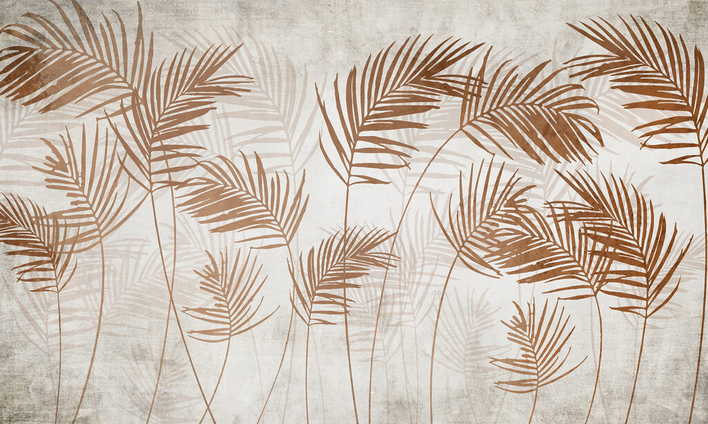 Palmas finas em cobre — design completo