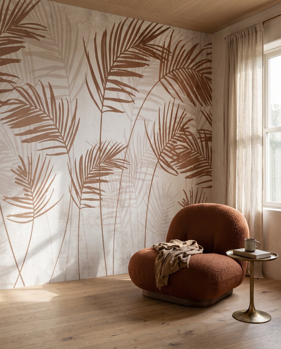 Palmas finas em cobre — interior 2