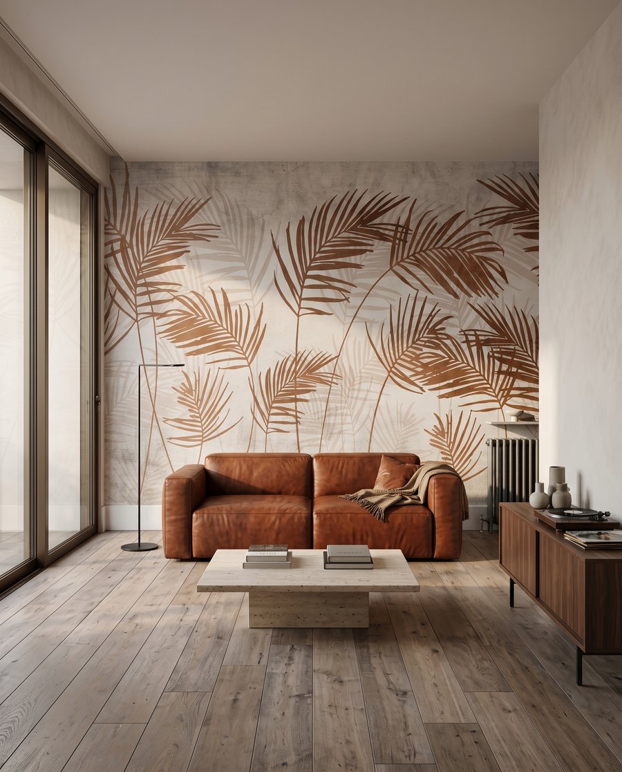 Palmas finas em cobre — interior 3