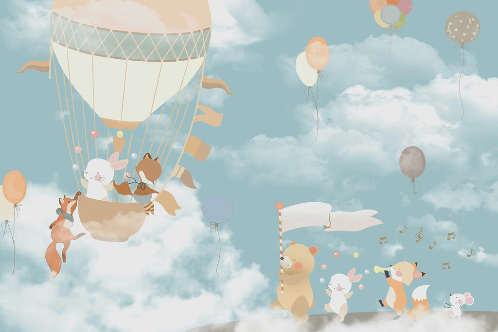 Viagem sobre as nuvens — design completo