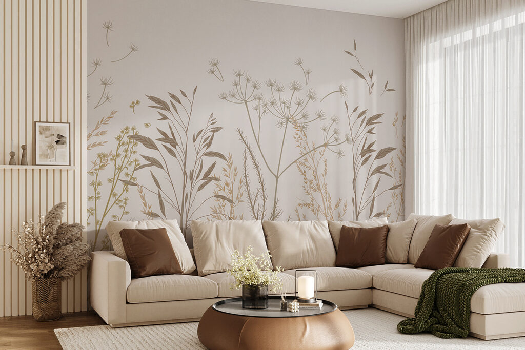 Gramíneas e flores silvestres — interior 3