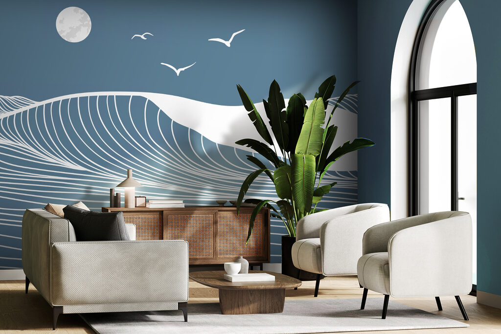 Ondas brancas ao luar — interior 2