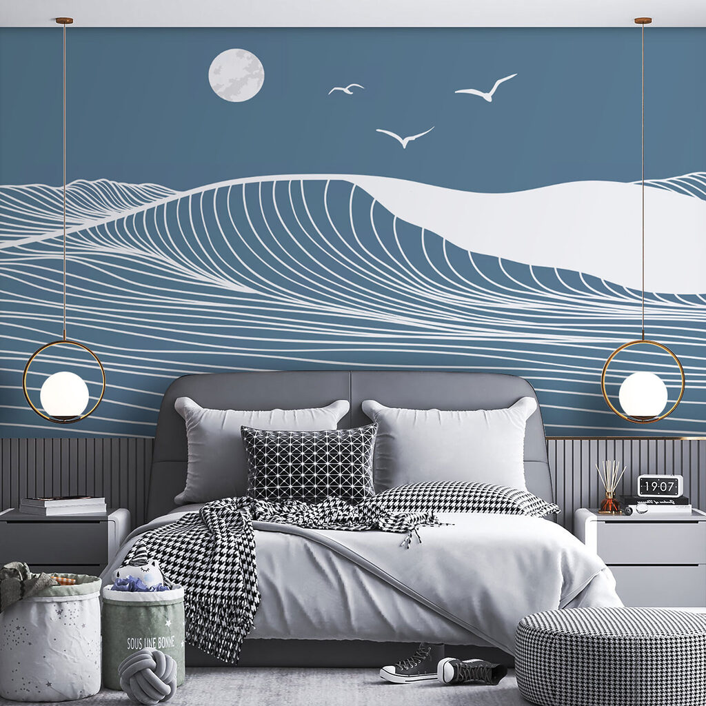 Ondas brancas ao luar — interior 3