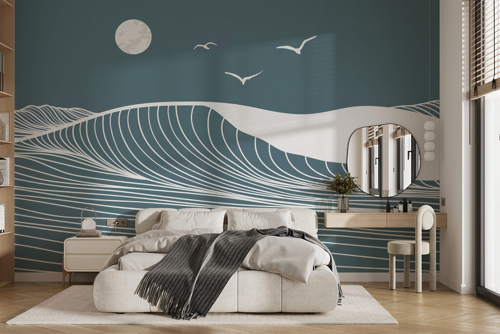 Ondas brancas ao luar — interior 2