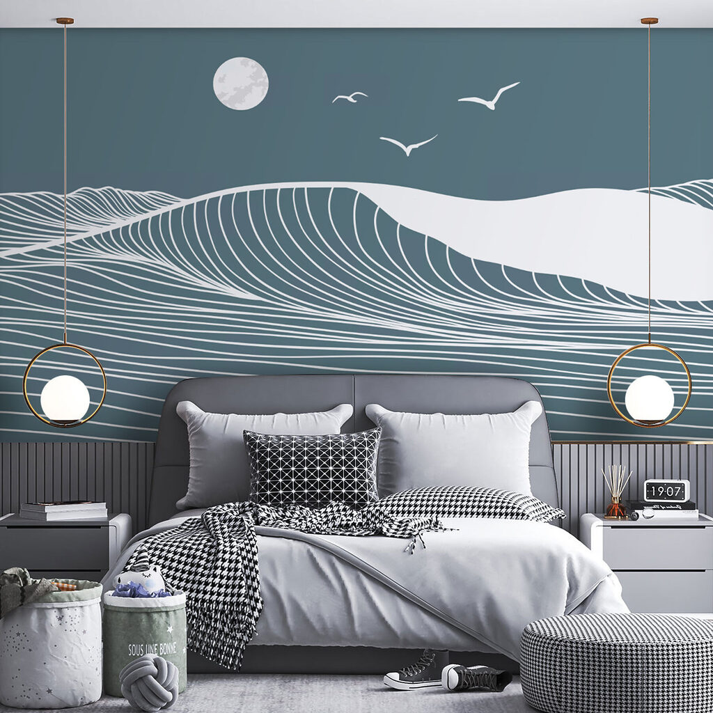 Ondas brancas ao luar — interior 3