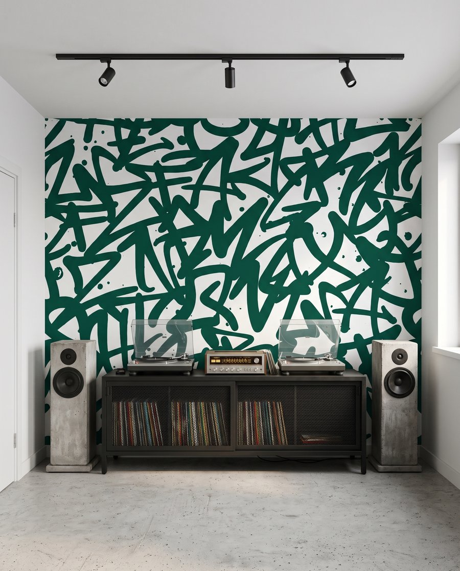 Letras sobrepostas — interior 1