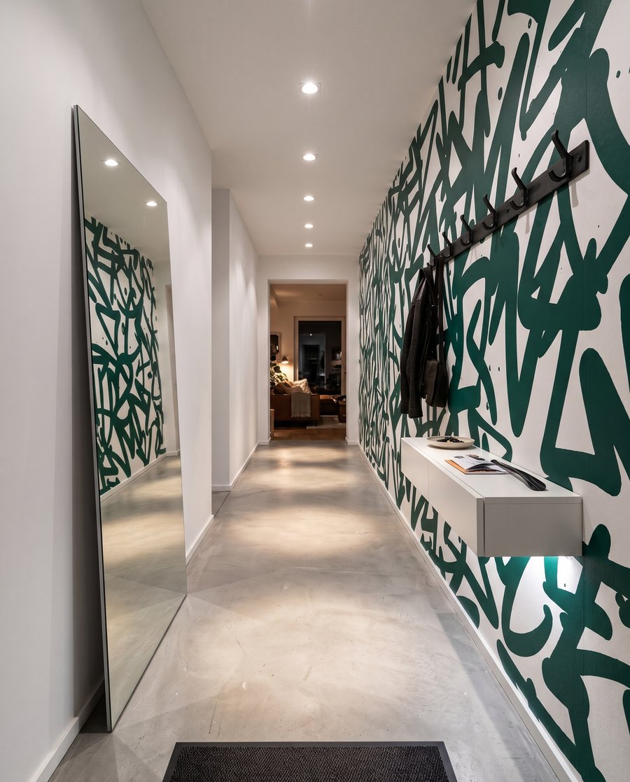 Letras sobrepostas — interior 5