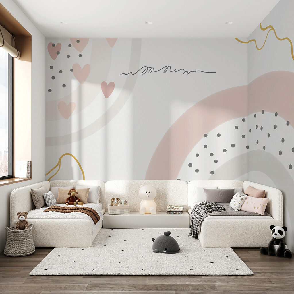 Arco-íris com pontos soltos — interior 3