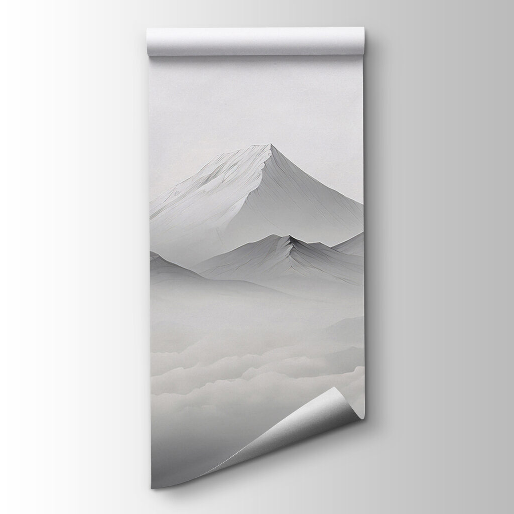Pico branco sobre nuvens — vista do produto