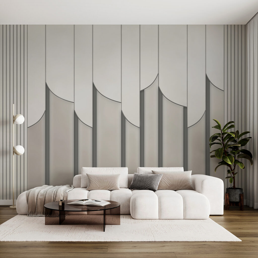 Ondulações com bordas curvas — interior 1