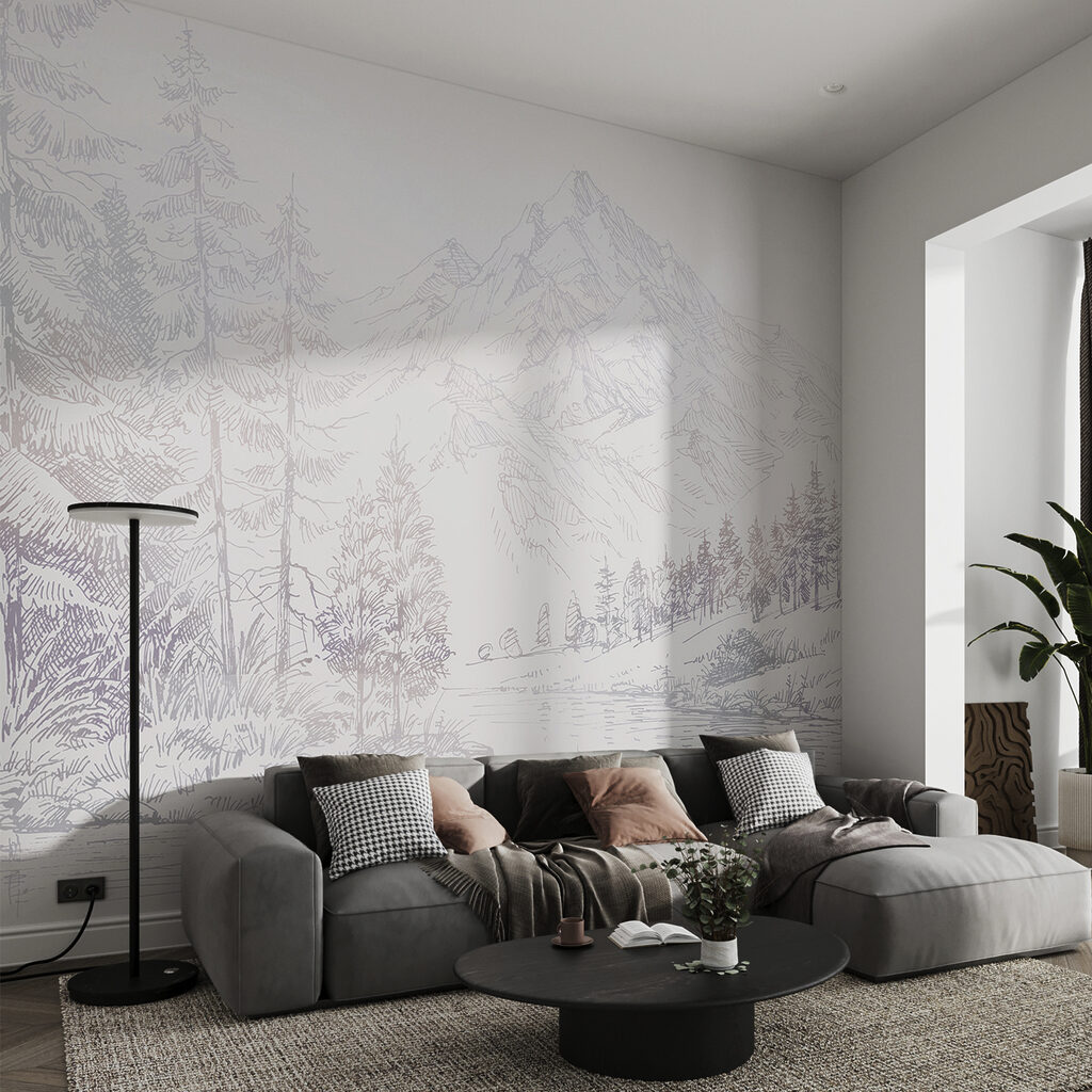 Pinheiros de inverno — interior 2