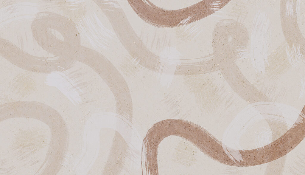 Pinceladas largas e curvas — design completo