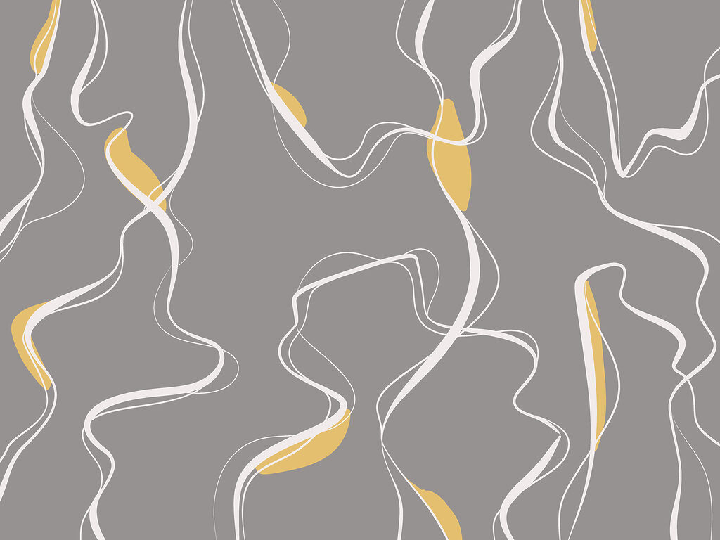 Linhas finas e ondulantes — design completo