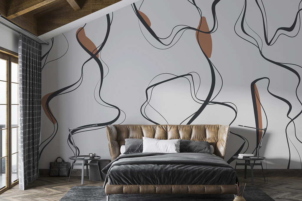 Linhas finas e ondulantes — interior 1