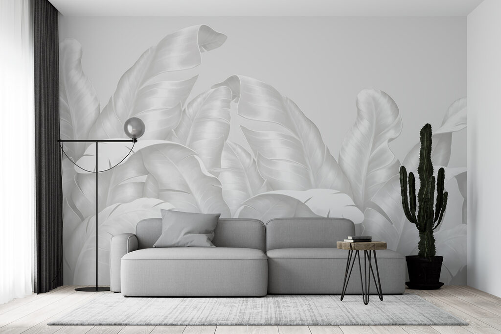 Folhas grandes e claras — interior 1