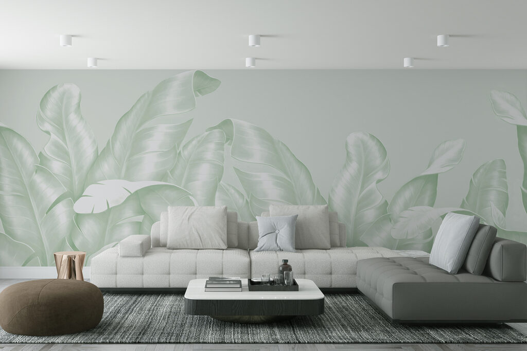 Folhas grandes e claras — interior 1