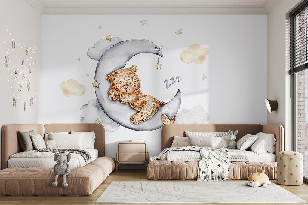 Gatinho malhado na lua — interior 3