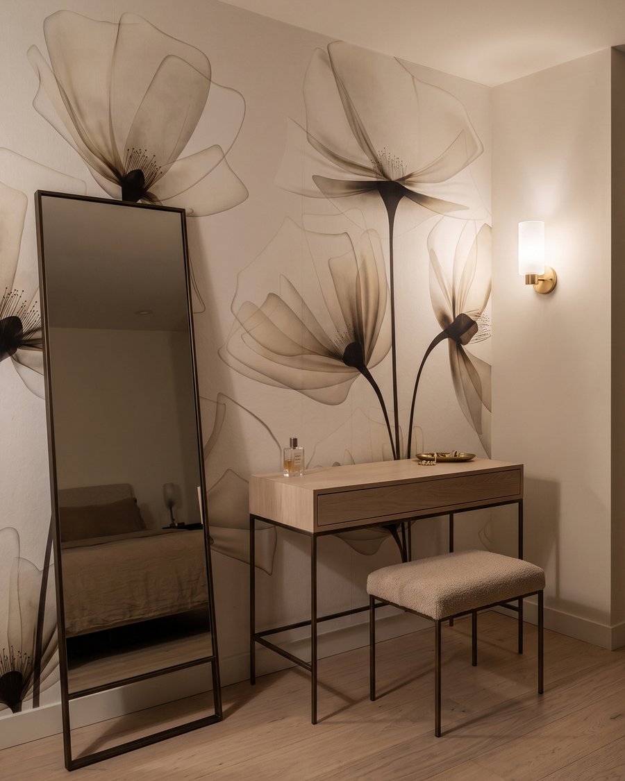 Flores de pétalas translúcidas — interior 3