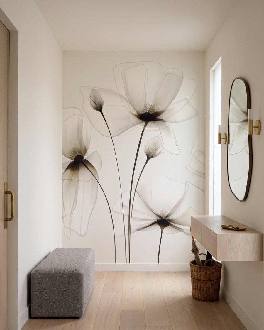 Flores de pétalas translúcidas — interior 7