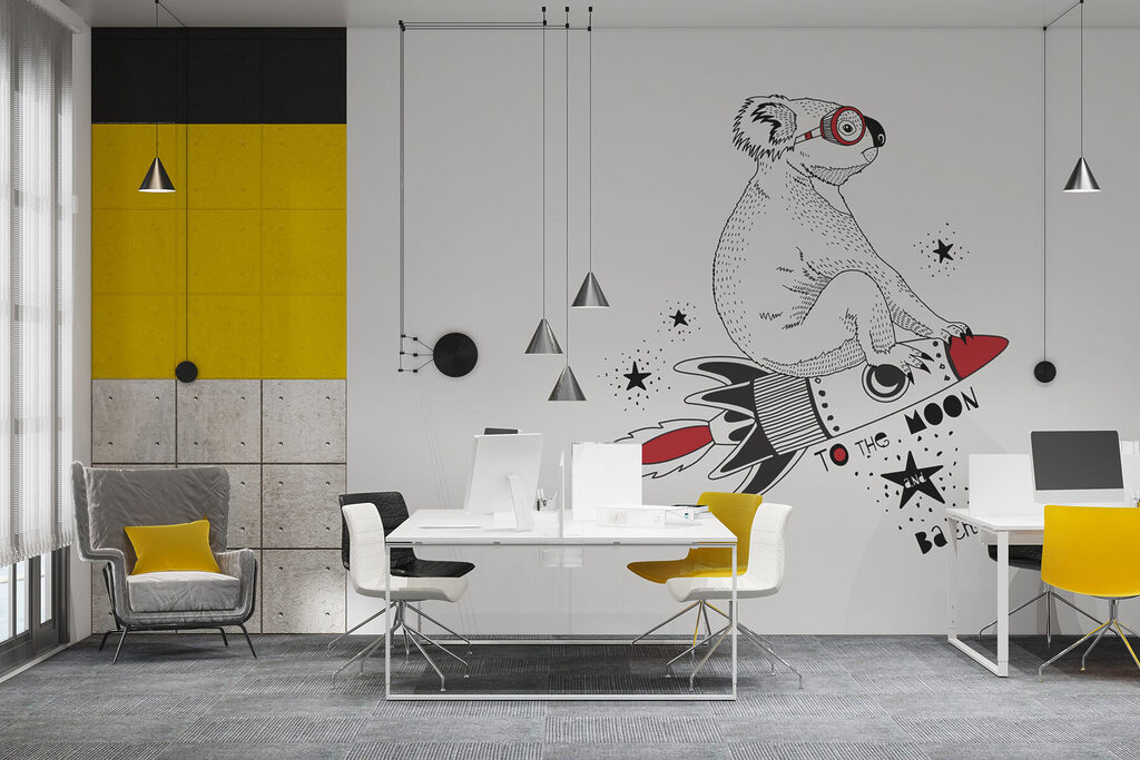 Coala no foguete — interior 1
