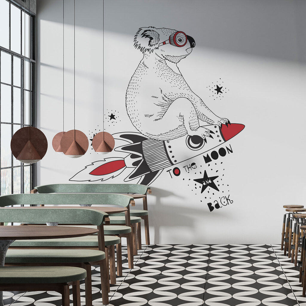 Coala no foguete — interior 2