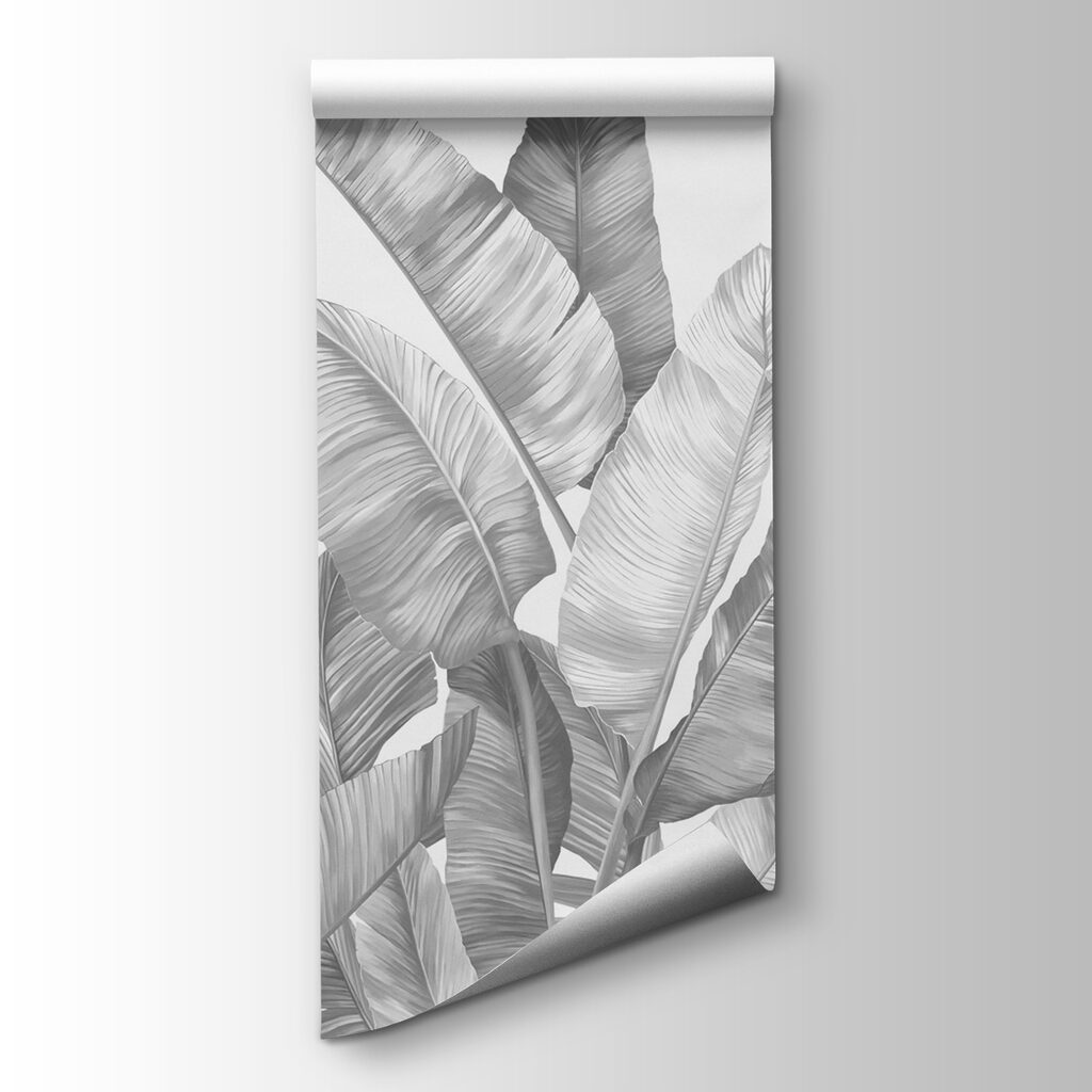 Folhas e flores claras — vista do produto