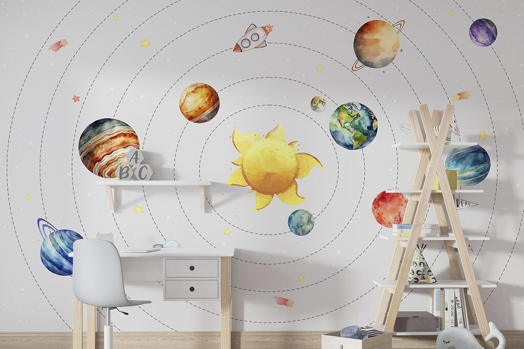 Órbitas finas e planetas num interior