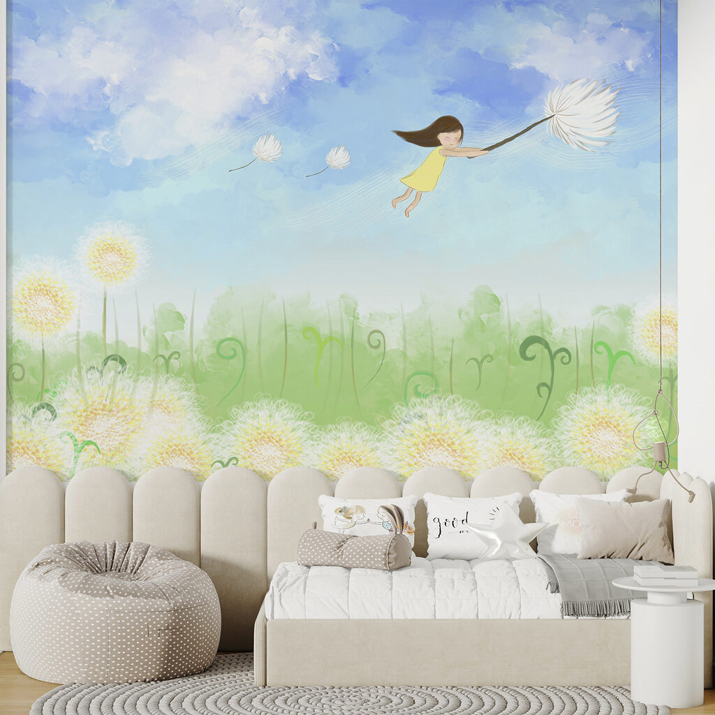 Menina a flutuar — interior 1