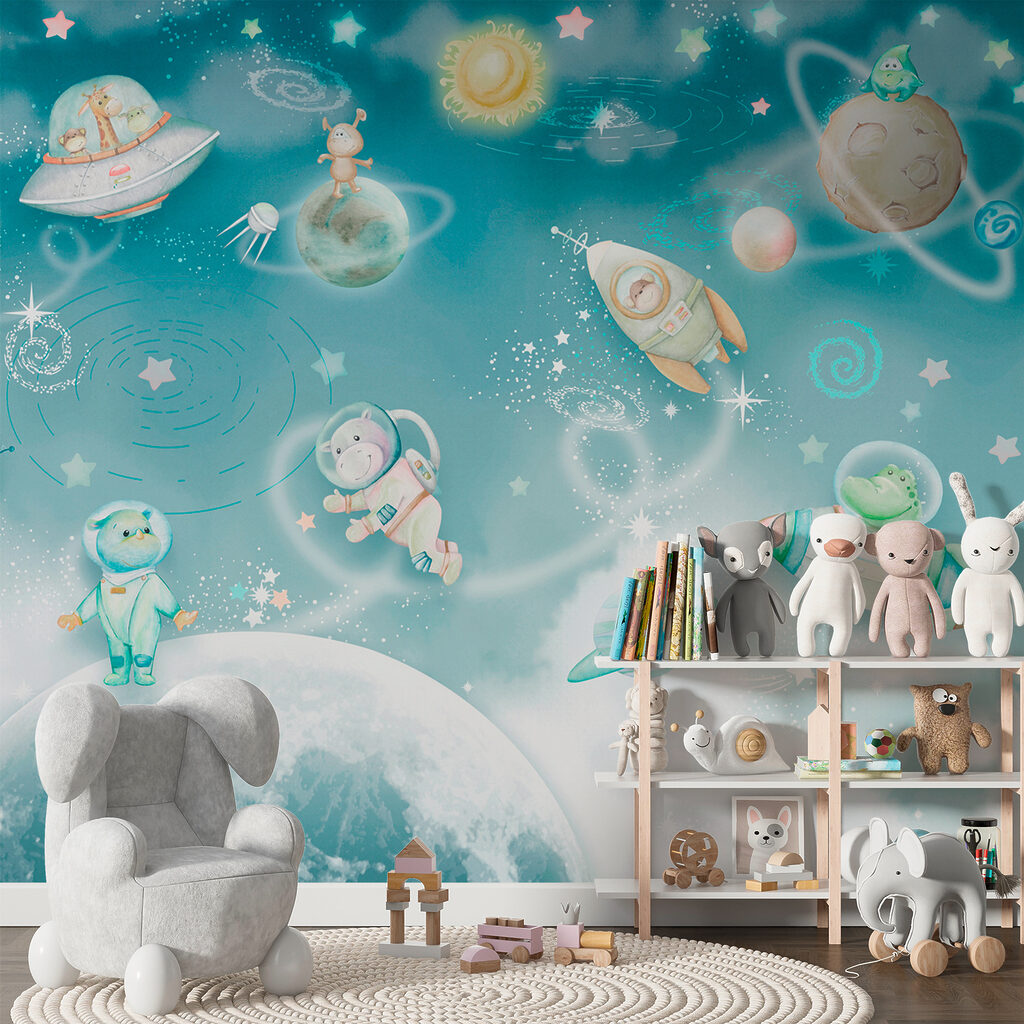Astronautas e foguetões — interior 2