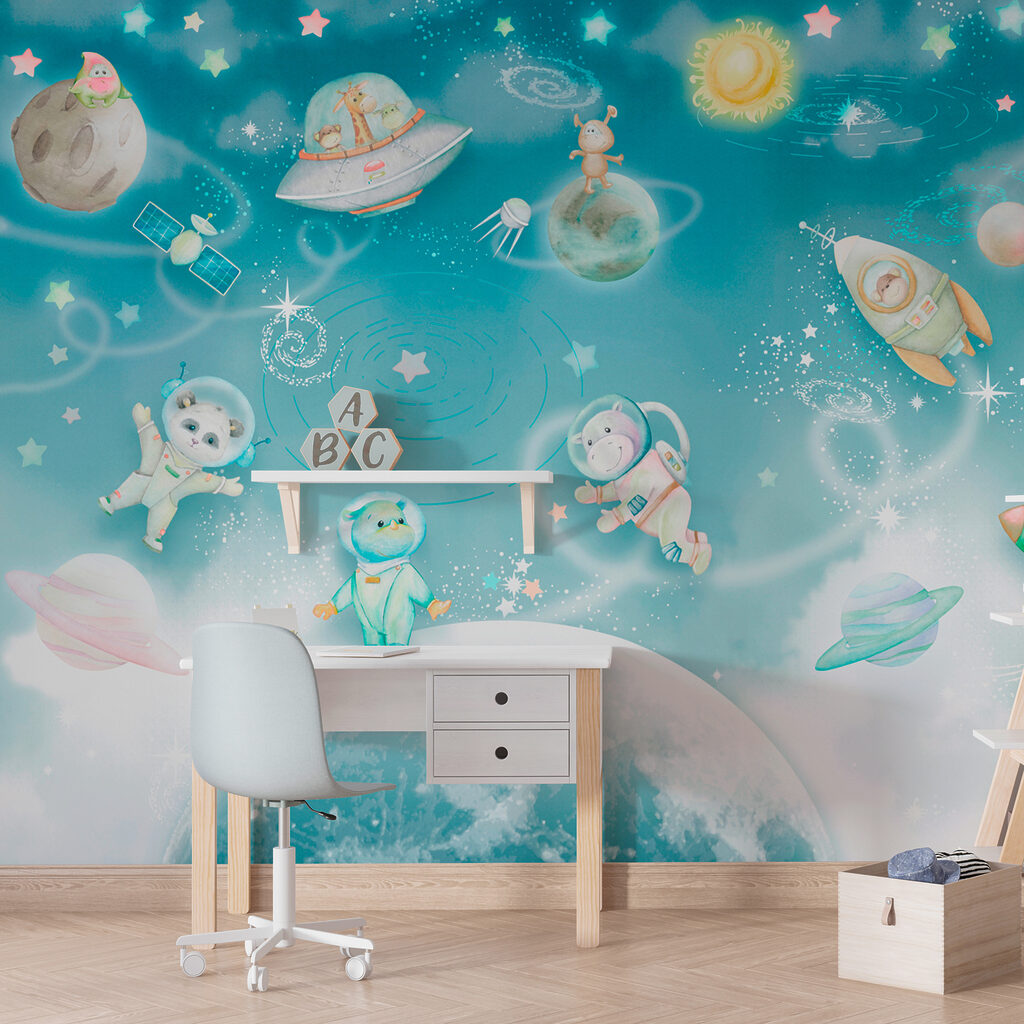 Astronautas e foguetões — interior 3