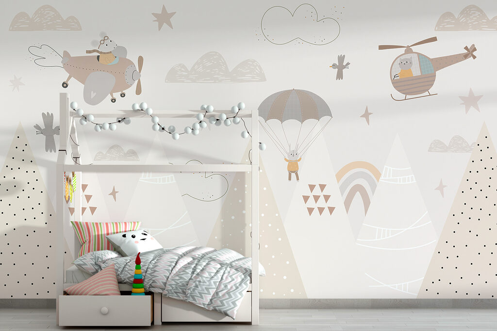 Animais voadores sobre montanhas — interior 2