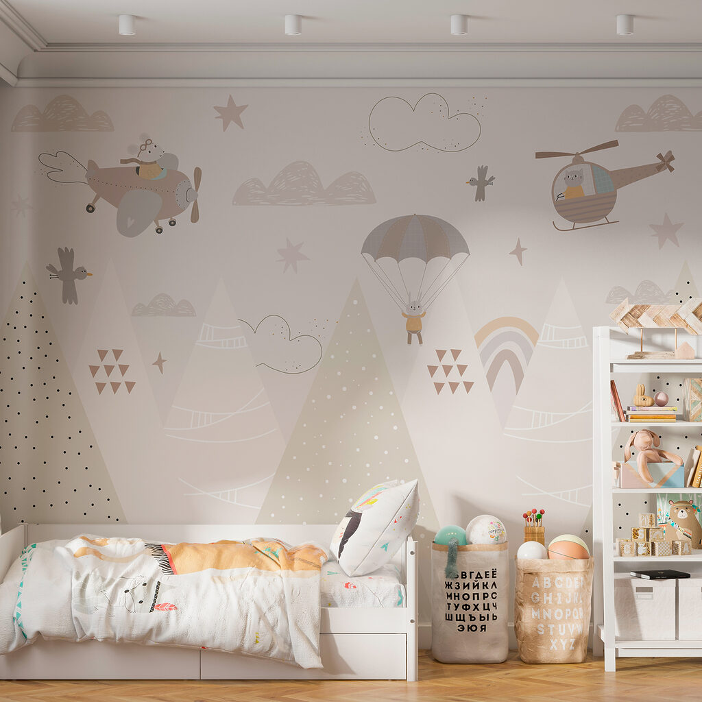 Animais voadores sobre montanhas — interior 3