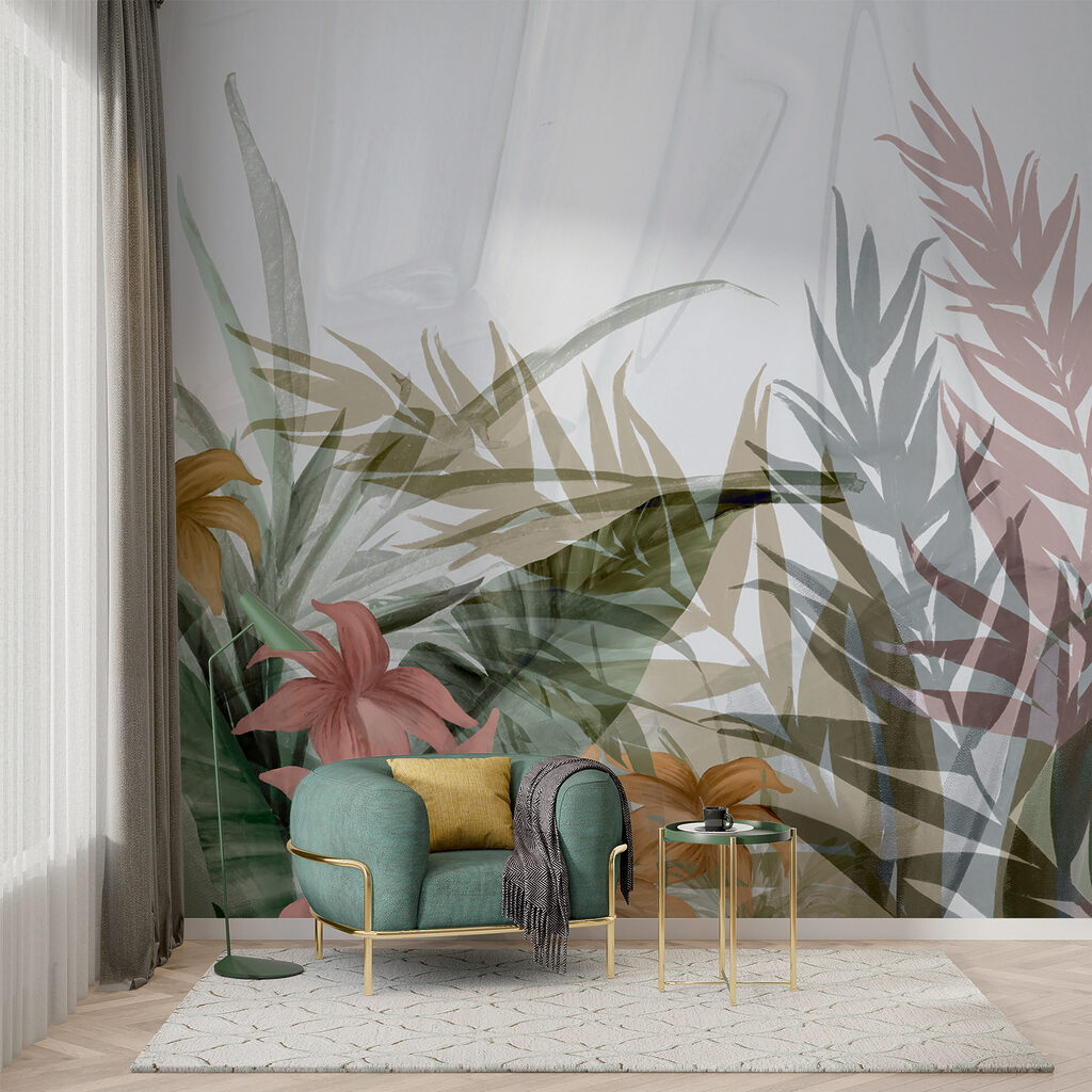 Folhas sobre um véu — interior 2