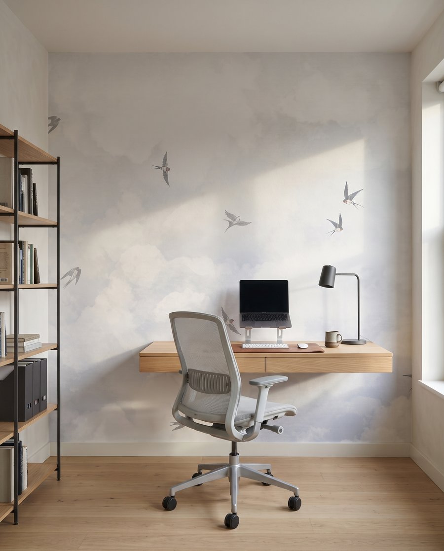Aves entre nuvens — interior 4